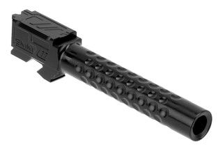 Zev Technologies Glock 17 Gen 4 optimized match barrel features a black DLC finish